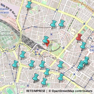 Mappa Via G. De Castillia, 20124 Milano MI, Italia (0.74)