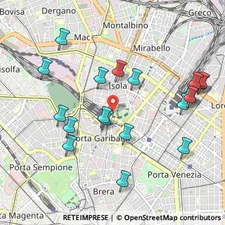 Mappa Via G. De Castillia, 20124 Milano MI, Italia (1.154)