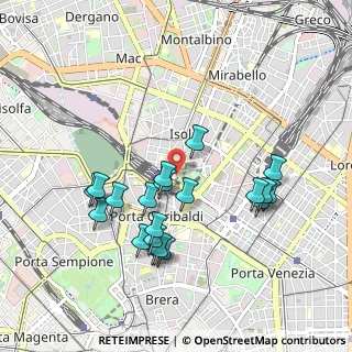 Mappa Via G. De Castillia, 20124 Milano MI, Italia (0.92)