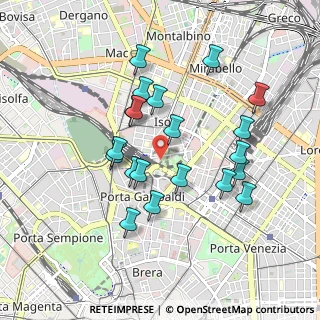 Mappa Via G. De Castillia, 20124 Milano MI, Italia (0.846)