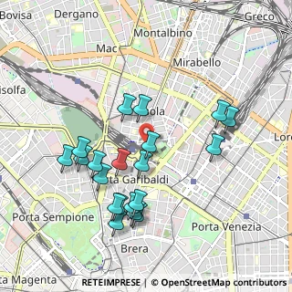 Mappa Via G. De Castillia, 20124 Milano MI, Italia (0.964)