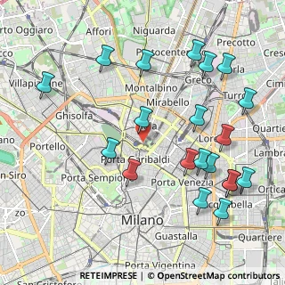 Mappa Via G. De Castillia, 20124 Milano MI, Italia (2.3685)
