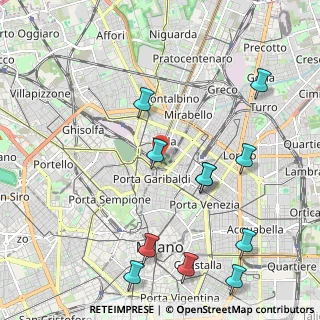 Mappa Via G. De Castillia, 20124 Milano MI, Italia (2.46364)