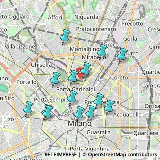 Mappa Via G. De Castillia, 20124 Milano MI, Italia (1.98286)
