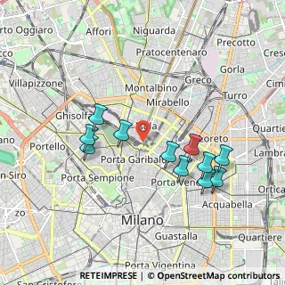 Mappa Via G. De Castillia, 20124 Milano MI, Italia (1.78818)
