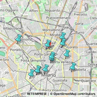 Mappa Via G. De Castillia, 20124 Milano MI, Italia (1.935)