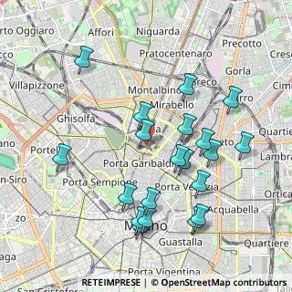 Mappa Via G. De Castillia, 20124 Milano MI, Italia (2.03)