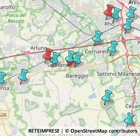 Mappa Via Raffaello Sanzio, 20018 Sedriano MI, Italia (6.3225)