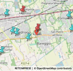 Mappa Via Raffaello Sanzio, 20018 Sedriano MI, Italia (2.86333)