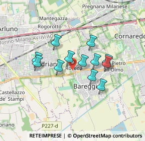 Mappa Via Raffaello Sanzio, 20018 Sedriano MI, Italia (1.355)