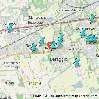 Mappa Via Raffaello Sanzio, 20018 Sedriano MI, Italia (2.3675)