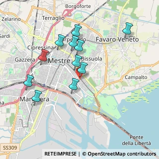 Mappa Via Hermada, 30170 Venezia VE, Italia (1.79545)