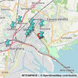 Mappa Via Hermada, 30170 Venezia VE, Italia (1.66273)