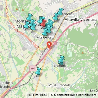 Mappa Via Str. Romana, 36040 Brendola VI, Italia (2.026)