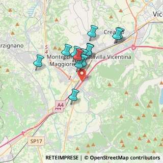 Mappa Via Str. Romana, 36040 Brendola VI, Italia (2.81857)