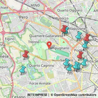 Mappa Via Ippodromo, 20151 Milano MI, Italia (2.70077)