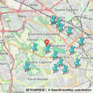 Mappa Via Ippodromo, 20151 Milano MI, Italia (2.20667)