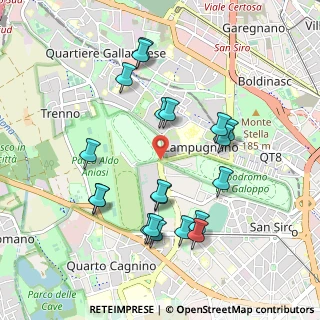 Mappa Via Ippodromo, 20151 Milano MI, Italia (0.9795)