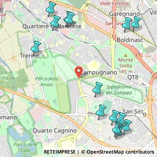 Mappa Via Ippodromo, 20151 Milano MI, Italia (1.6)