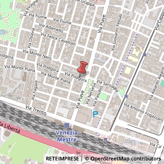 Mappa Via Podgora (Mestre),  15, 30100 Venezia, Venezia (Veneto)