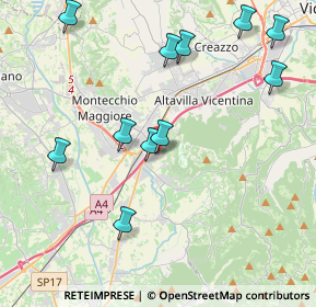 Mappa Via Meucci, 36040 Brendola VI, Italia (4.47091)