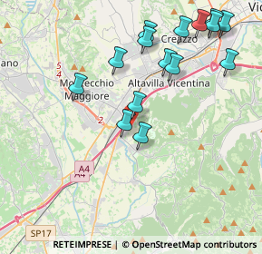 Mappa Via Meucci, 36040 Brendola VI, Italia (4.33667)