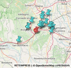 Mappa Via Meucci, 36040 Brendola VI, Italia (10.74438)