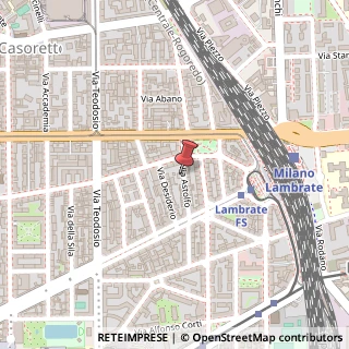 Mappa Via Astolfo, 29, 20131 Milano, Milano (Lombardia)