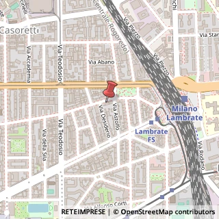 Mappa Via Vallazze, 116, 20131 Milano, Milano (Lombardia)