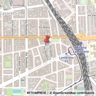 Mappa Via Desiderio, 28, 20131 Milano, Milano (Lombardia)