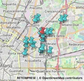 Mappa Via Astolfo, 20131 Milano MI, Italia (1.27474)