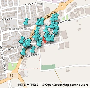 Mappa Via 1 Maggio, 24051 Antegnate BG, Italia (0.15769)