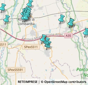 Mappa Via 1 Maggio, 24051 Antegnate BG, Italia (5.2475)