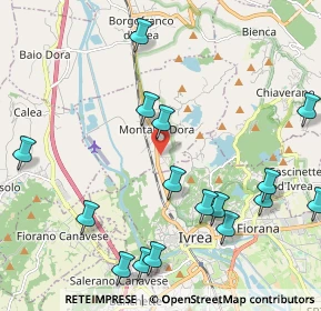 Mappa Via Balme, 10016 Montalto Dora TO, Italia (2.79474)