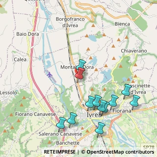 Mappa Via Balme, 10016 Montalto Dora TO, Italia (2.24583)