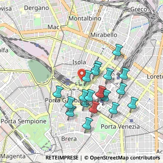 Mappa Via Gaetano de Castillia, 20124 Milano MI, Italia (0.8485)