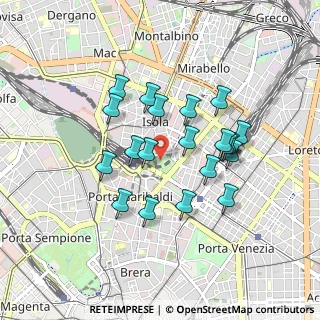 Mappa Vicolo Gaetano de Castillia, 20124 Milano MI, Italia (0.762)
