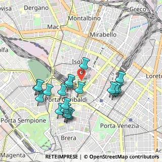 Mappa Vicolo Gaetano de Castillia, 20124 Milano MI, Italia (0.943)