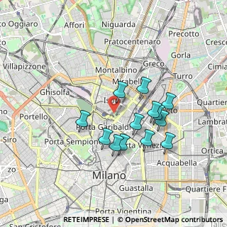 Mappa Vicolo Gaetano de Castillia, 20124 Milano MI, Italia (1.53846)