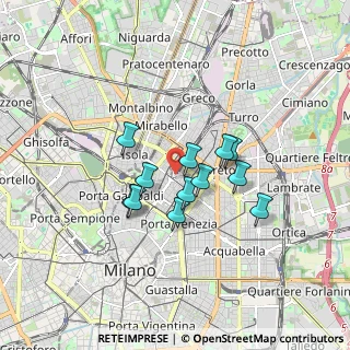 Mappa Piazza Duca D'Aosta, 20124 Milano MI, Italia (1.25917)
