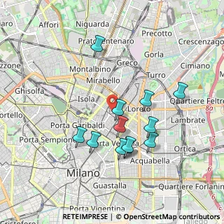 Mappa Piazza Duca D'Aosta, 20124 Milano MI, Italia (1.7025)