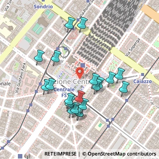Mappa Piazza Duca D'Aosta, 20124 Milano MI, Italia (0.2385)
