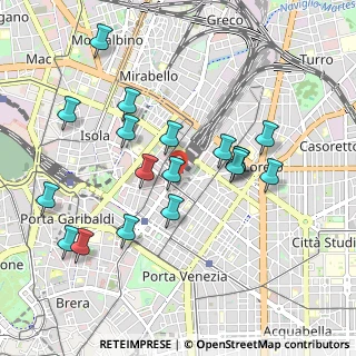 Mappa Piazza Duca D'Aosta, 20124 Milano MI, Italia (0.95556)