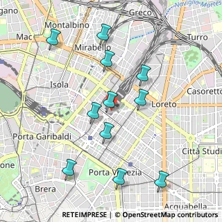 Mappa Piazza Duca D'Aosta, 20124 Milano MI, Italia (1.01182)