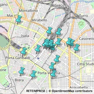 Mappa Piazza Duca D'Aosta, 20124 Milano MI, Italia (0.8215)