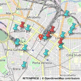 Mappa Piazza Duca D'Aosta, 20124 Milano MI, Italia (1.0395)