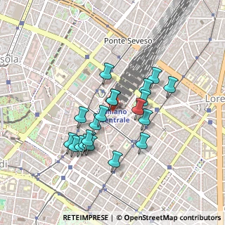 Mappa Piazza Duca D'Aosta, 20124 Milano MI, Italia (0.375)