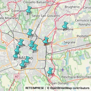 Mappa Milano Lambrate, 20133 Milano MI, Italia (4.75923)