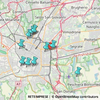 Mappa Milano Lambrate, 20133 Milano MI, Italia (4.00364)