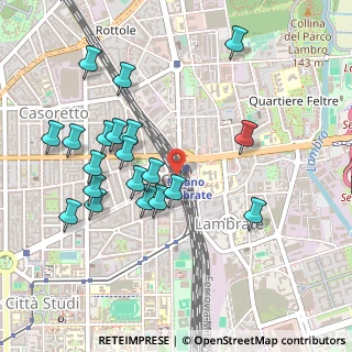 Mappa Milano Lambrate, 20133 Milano MI, Italia (0.4995)
